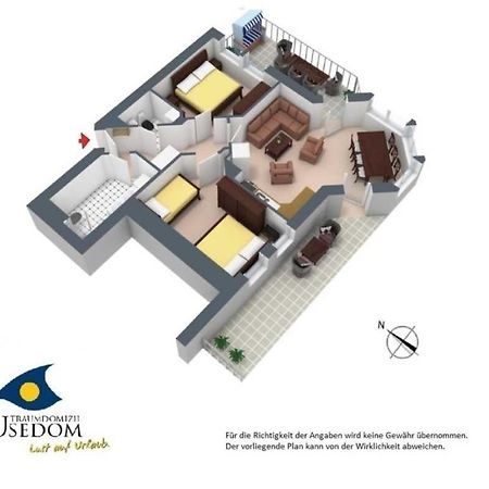 Duenen-Residenz B 05 Apartment Heringsdorf  Bagian luar foto